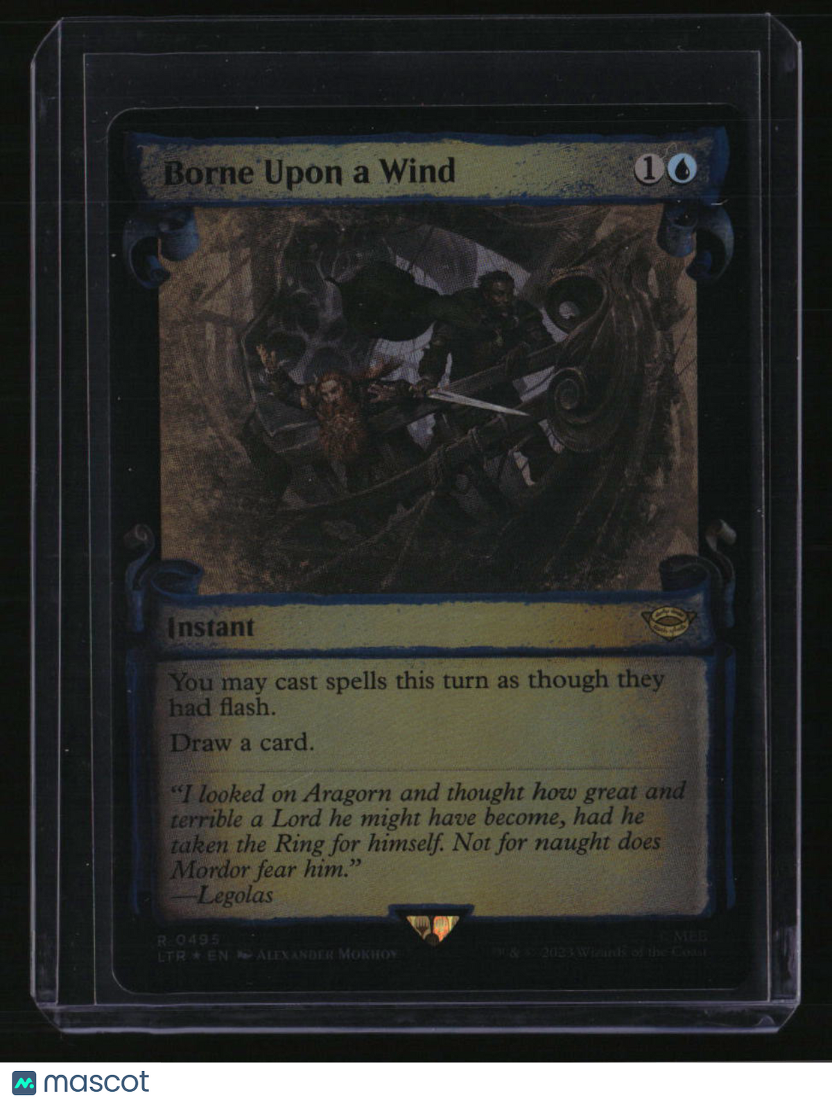 The Lord of the Rings: Borne Upon a Wind (Showcase Scrolls) Foil