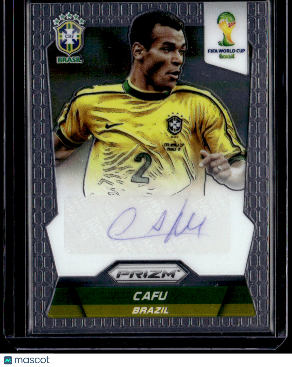 2014 Panini Prizm FIFA World Cup Brazil Cafu Signatures