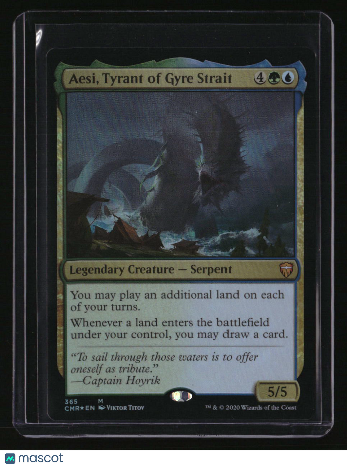 Commander Legends Aesi, Tyrant of Gyre Strait Foil
