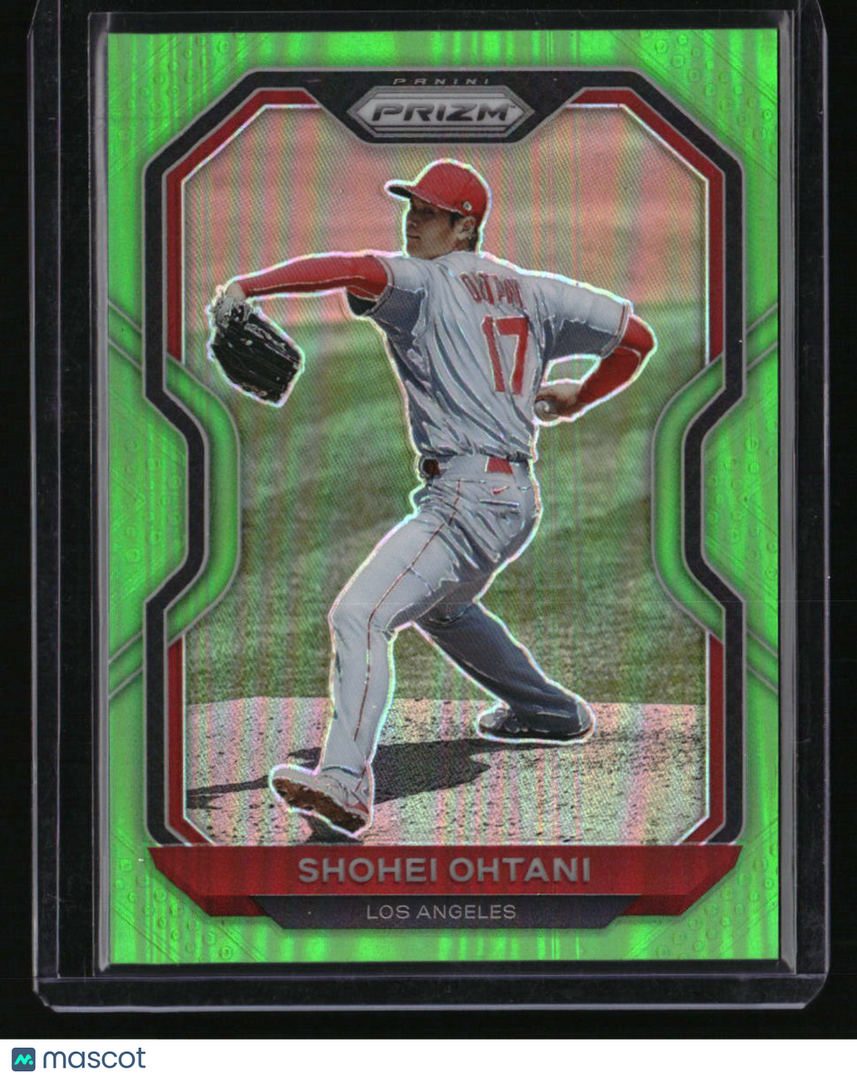 2021 Panini Prizm Shohei Ohtani Lime Green Prizm #/125