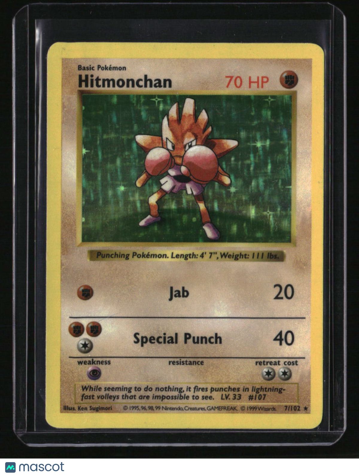 Base Set (Shadowless) Hitmonchan