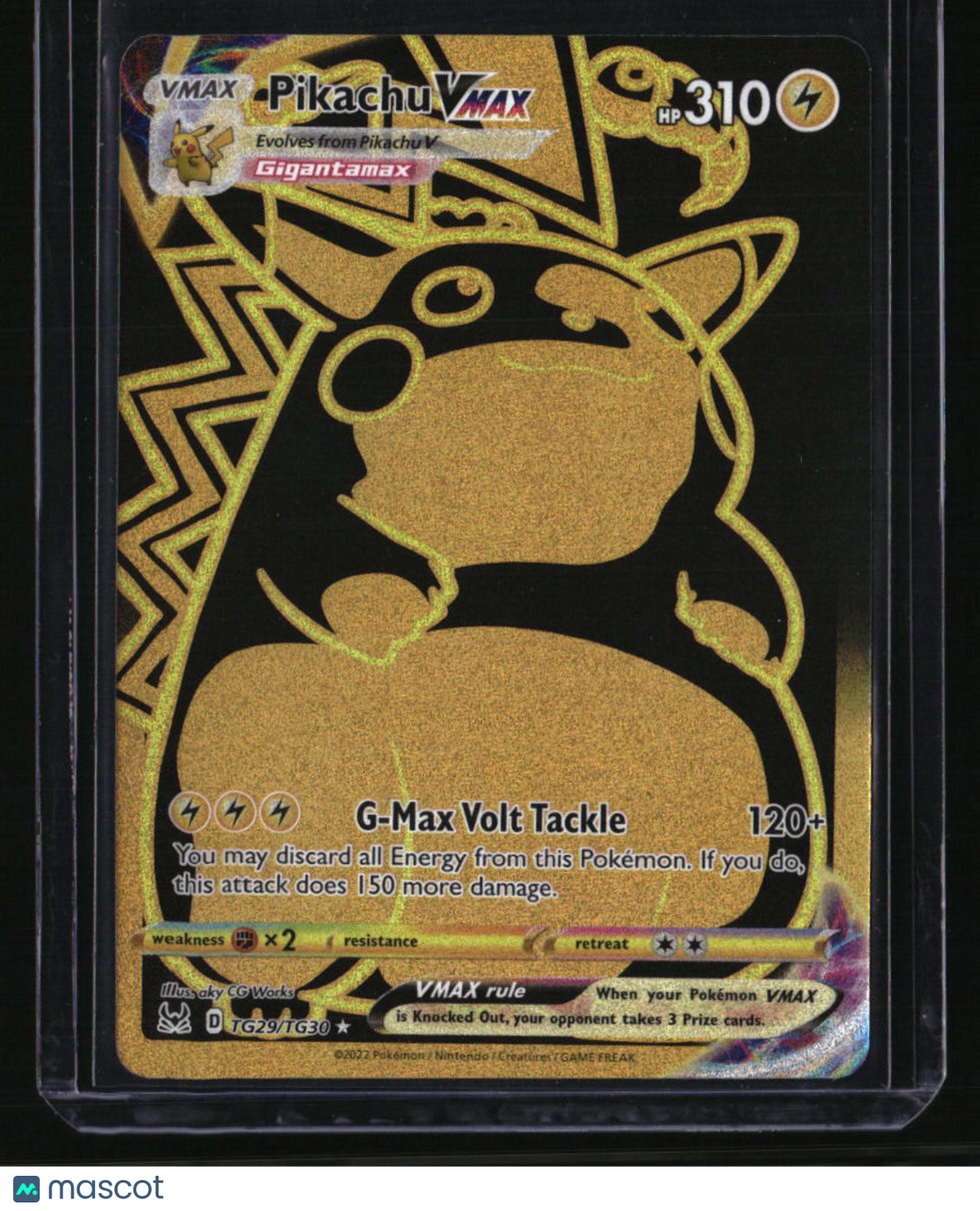 SWSH11: Lost Origin Trainer Gallery Pikachu VMAX (Secret)