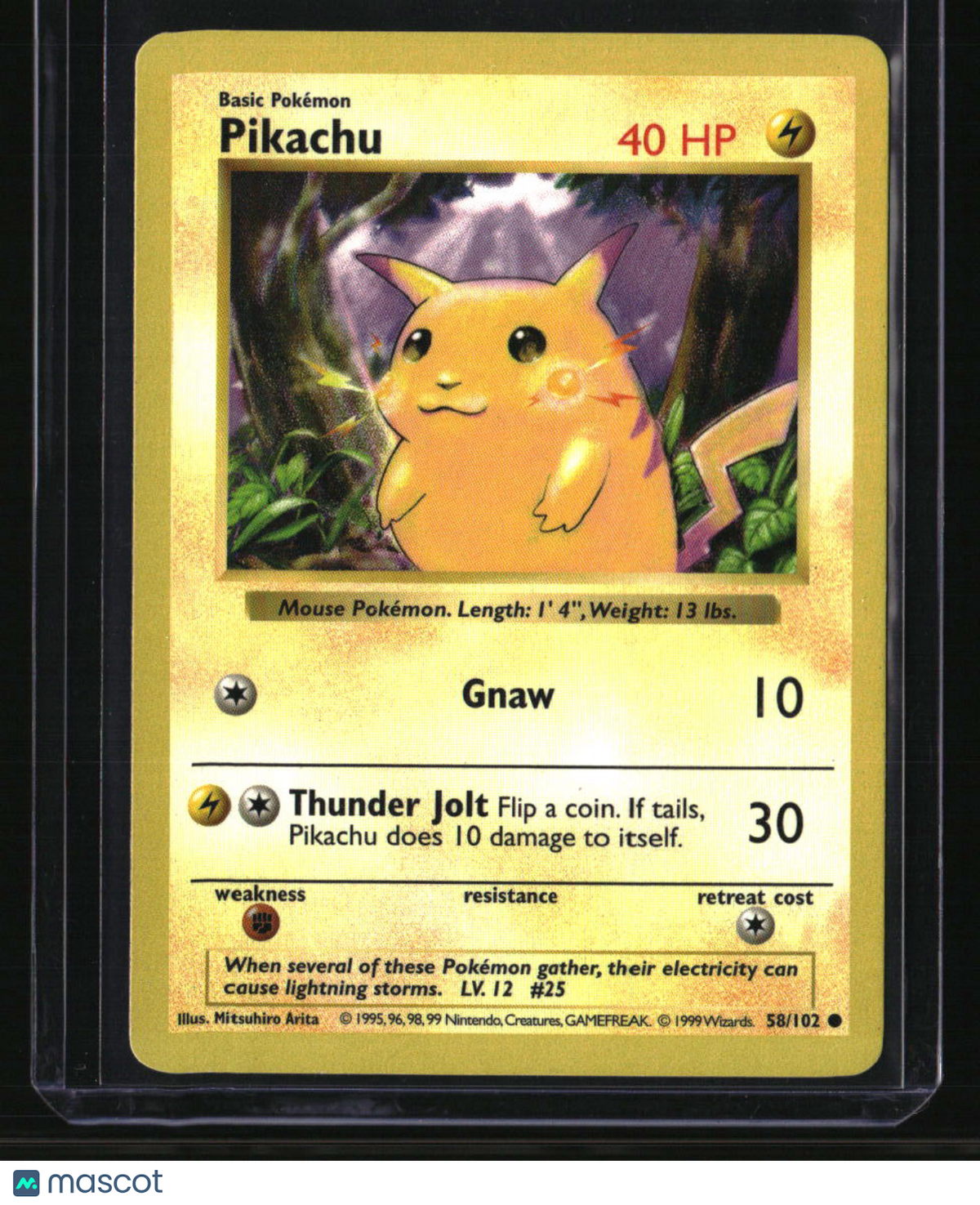 Base Set (Shadowless) Pikachu