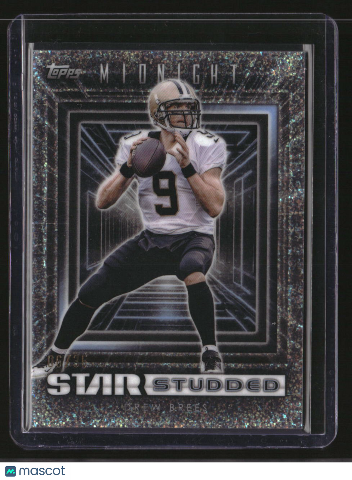 2024 Topps Midnight Drew Brees Star Studded Winter Solstice #/35