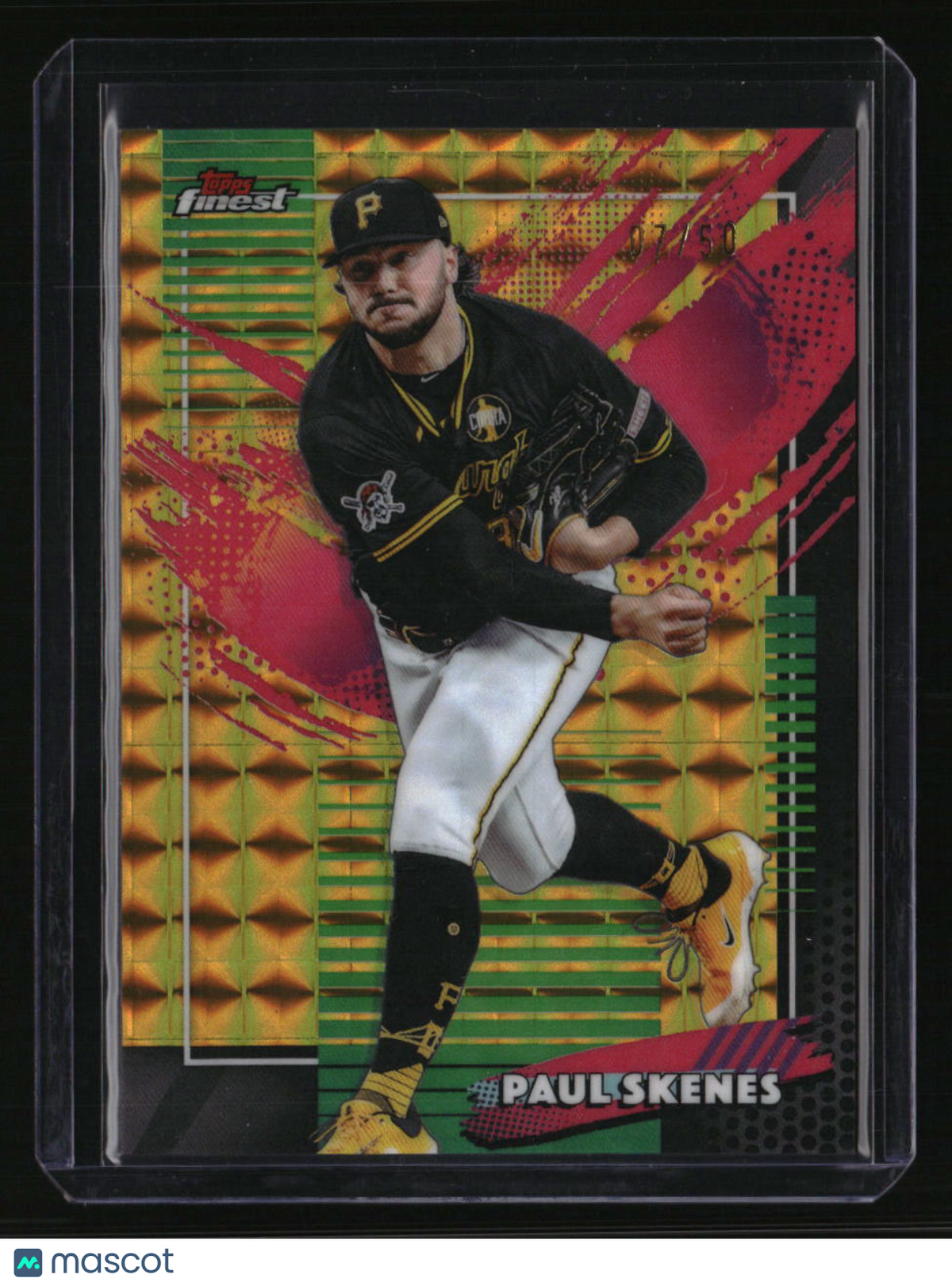 2026 Finest Paul Skenes Gold Geometric Refractors #/50