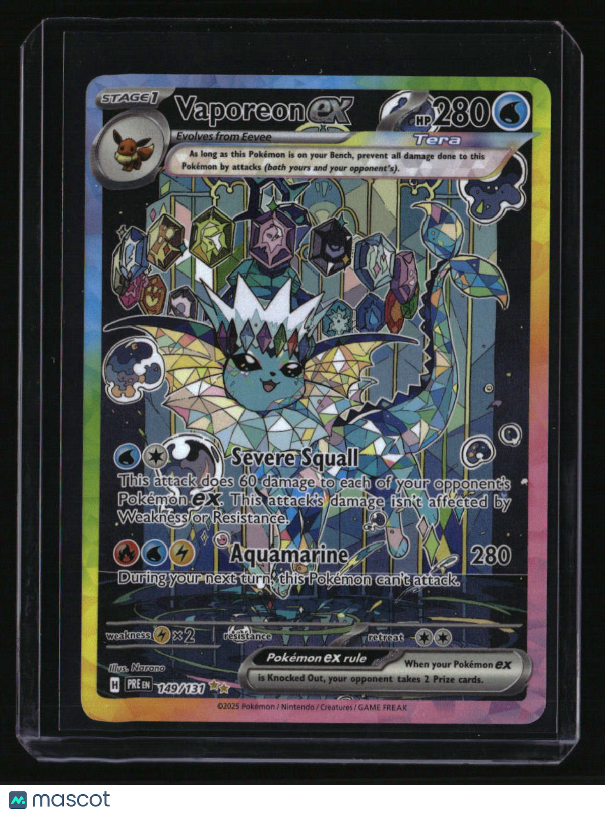 SV: Prismatic Evolutions Vaporeon ex