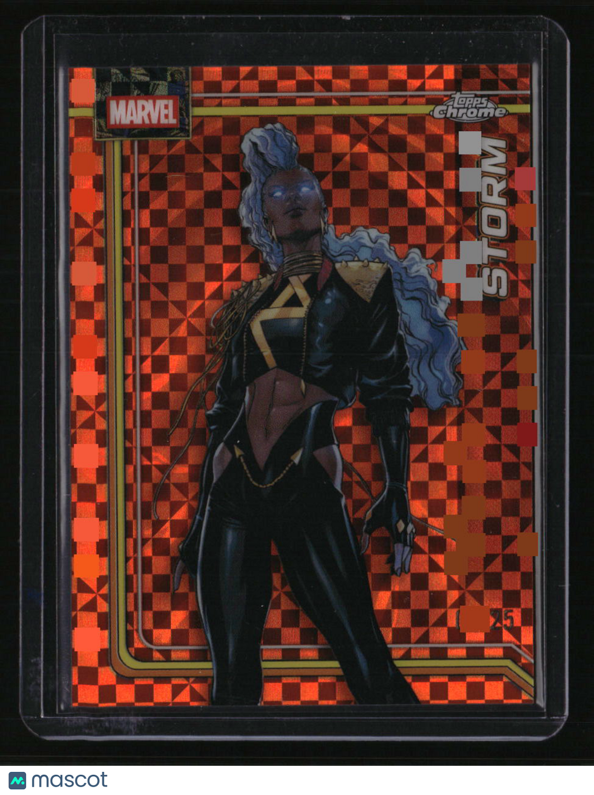 2026 Topps Chrome Marvel Comics Storm Orange X-Fractor 3/25