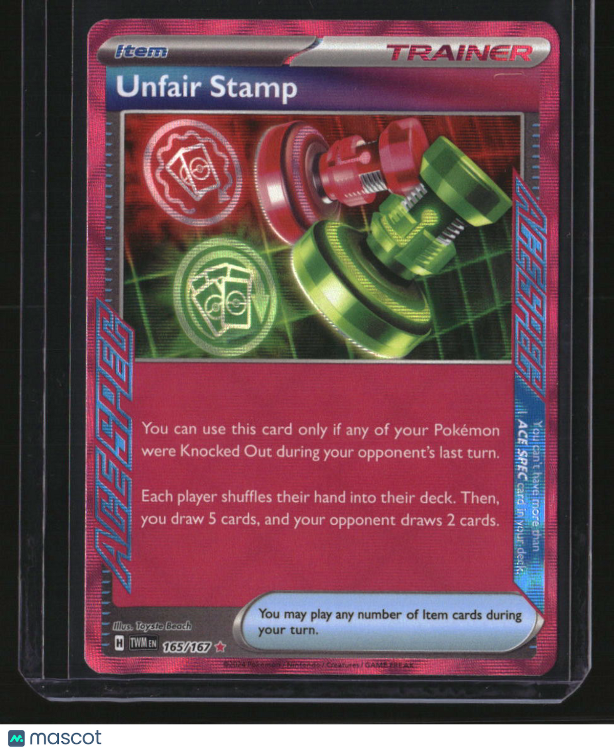 SV06: Twilight Masquerade Unfair Stamp