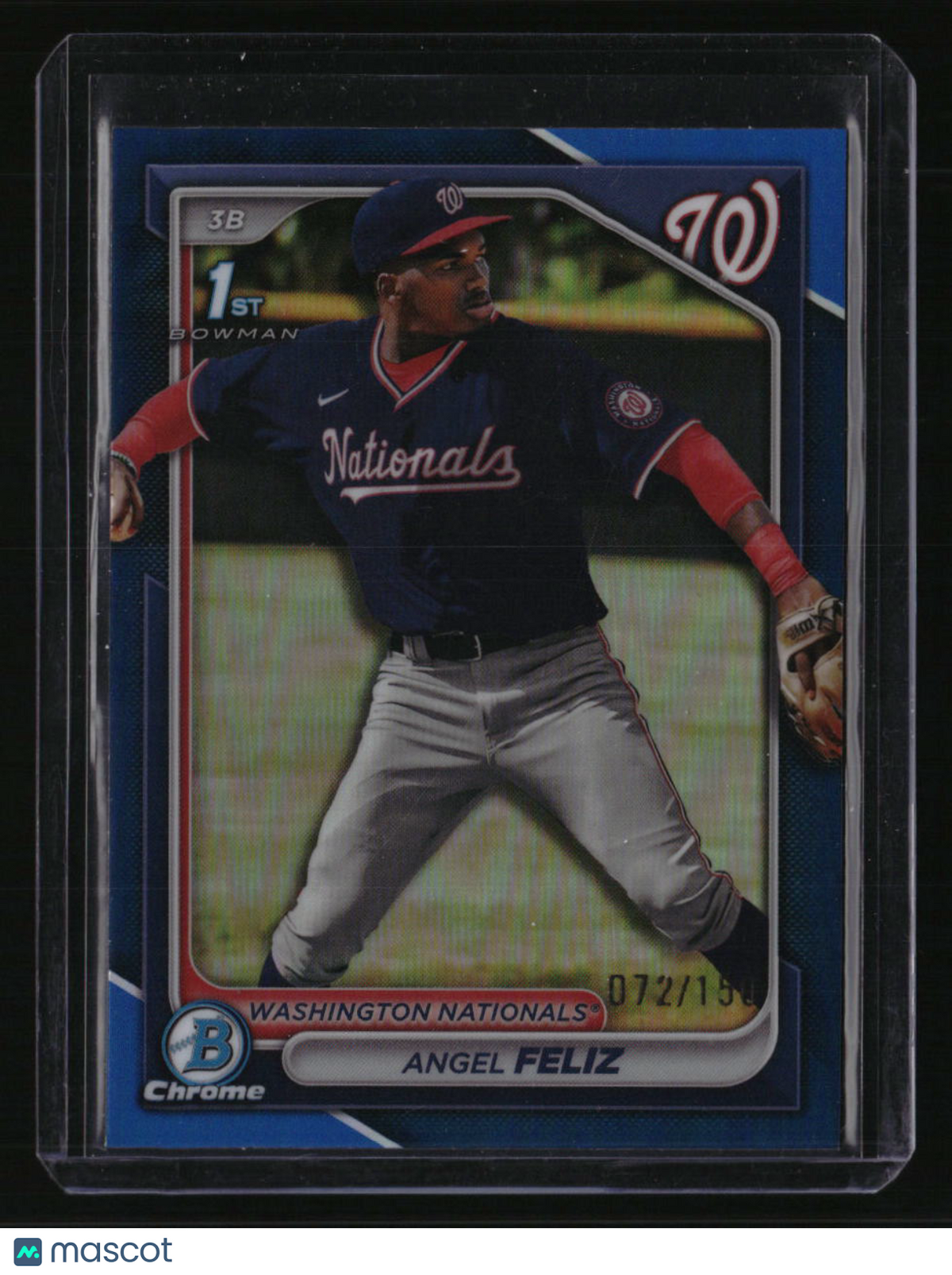 2024 Bowman Chrome Angel Feliz Prospects Blue Refractors #/150