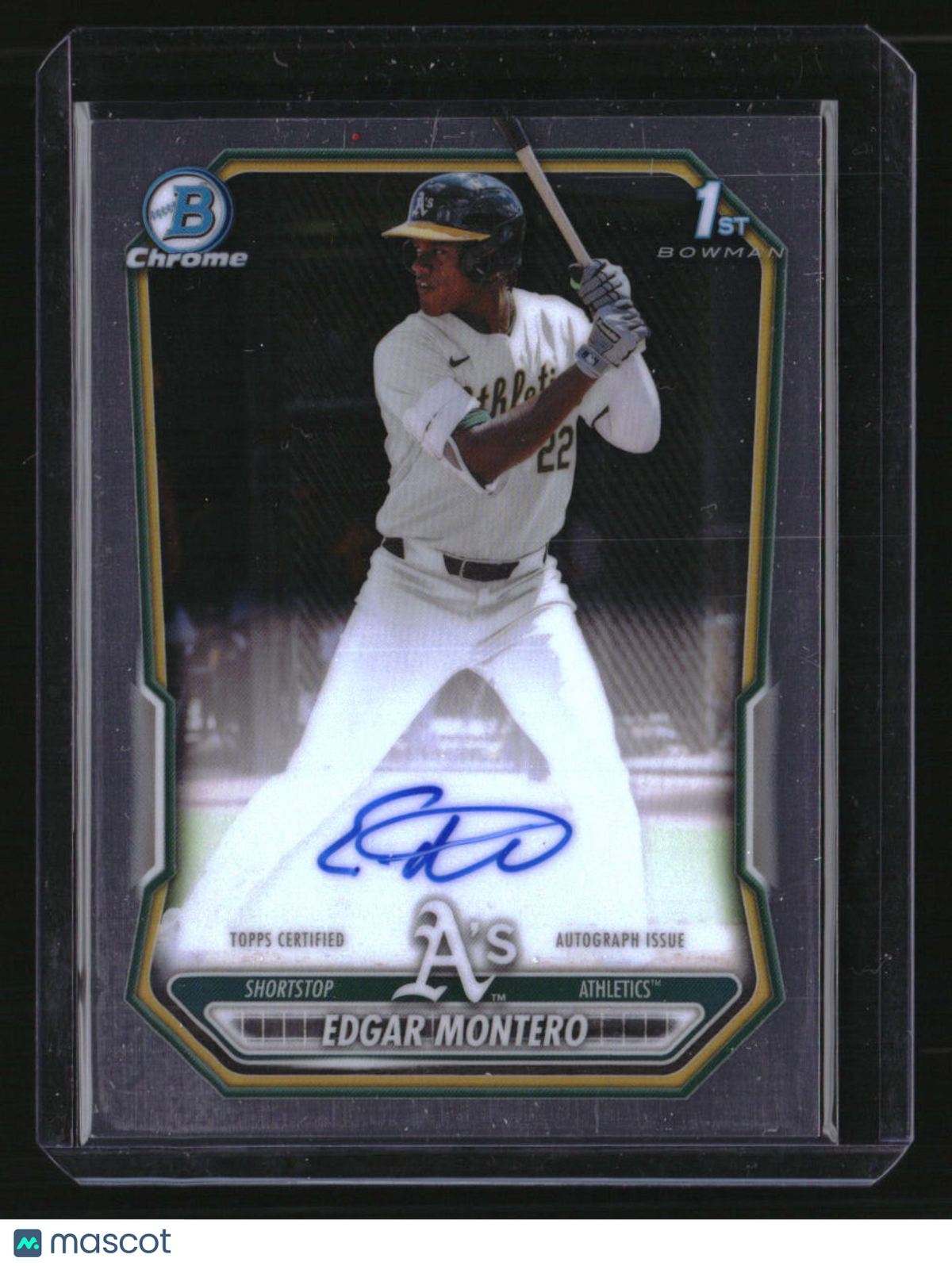 2026 Bowman Edgar Montero Chrome Prospect Autographs