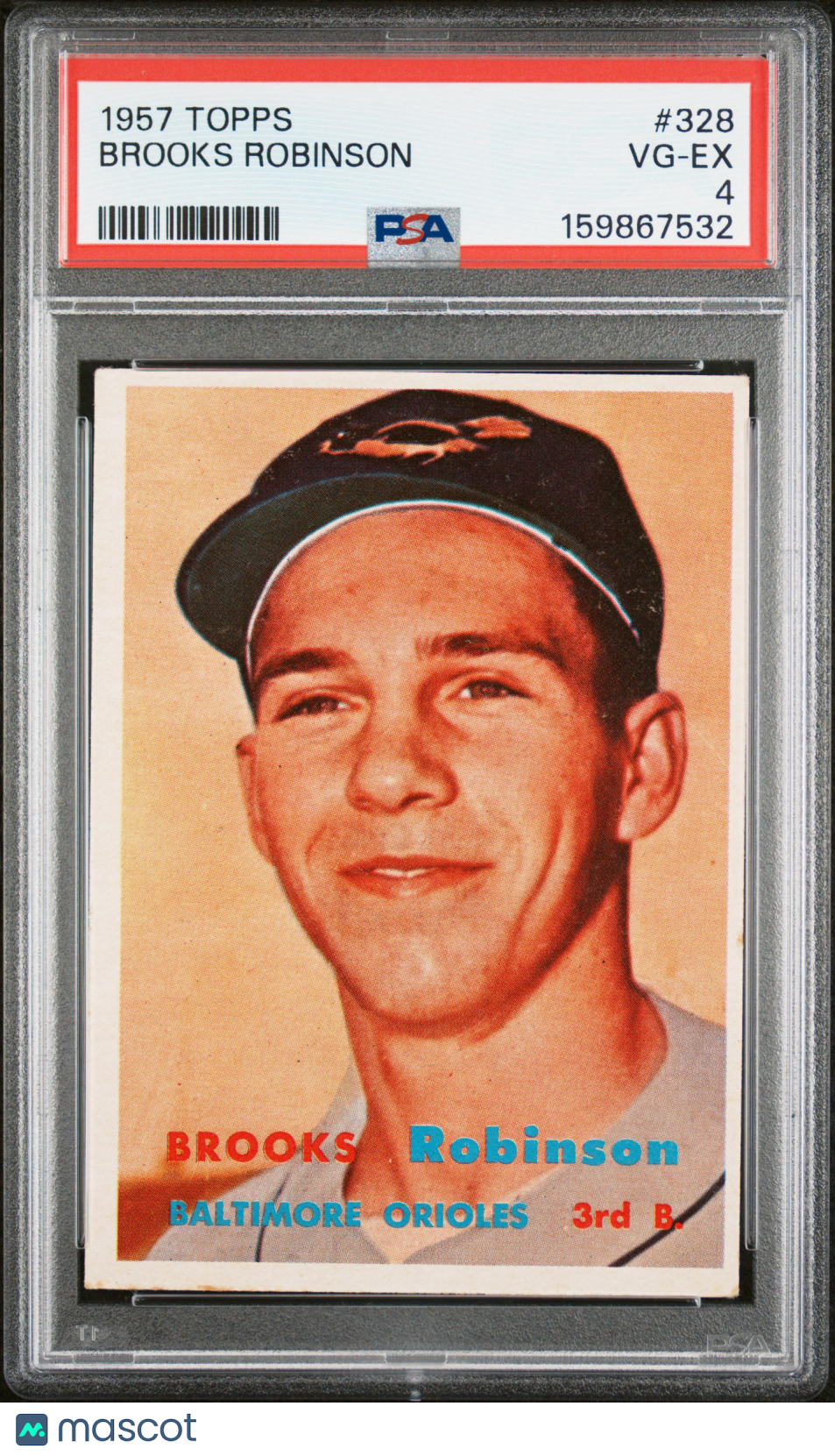 1957 Topps Brooks Robinson PSA 4