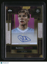 2025-26 Topps Deco UEFA Club Competitions Rasmus Højlund Auto Purple #/50