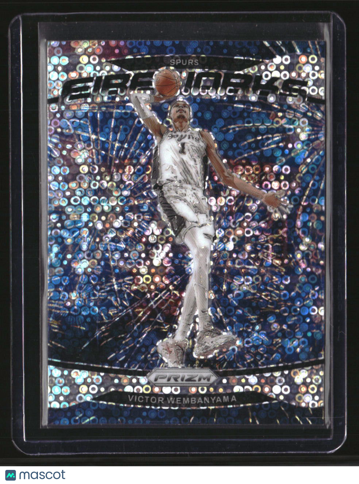 2024-25 Panini Prizm Victor Wembanyama Fireworks Prizms Fast Break