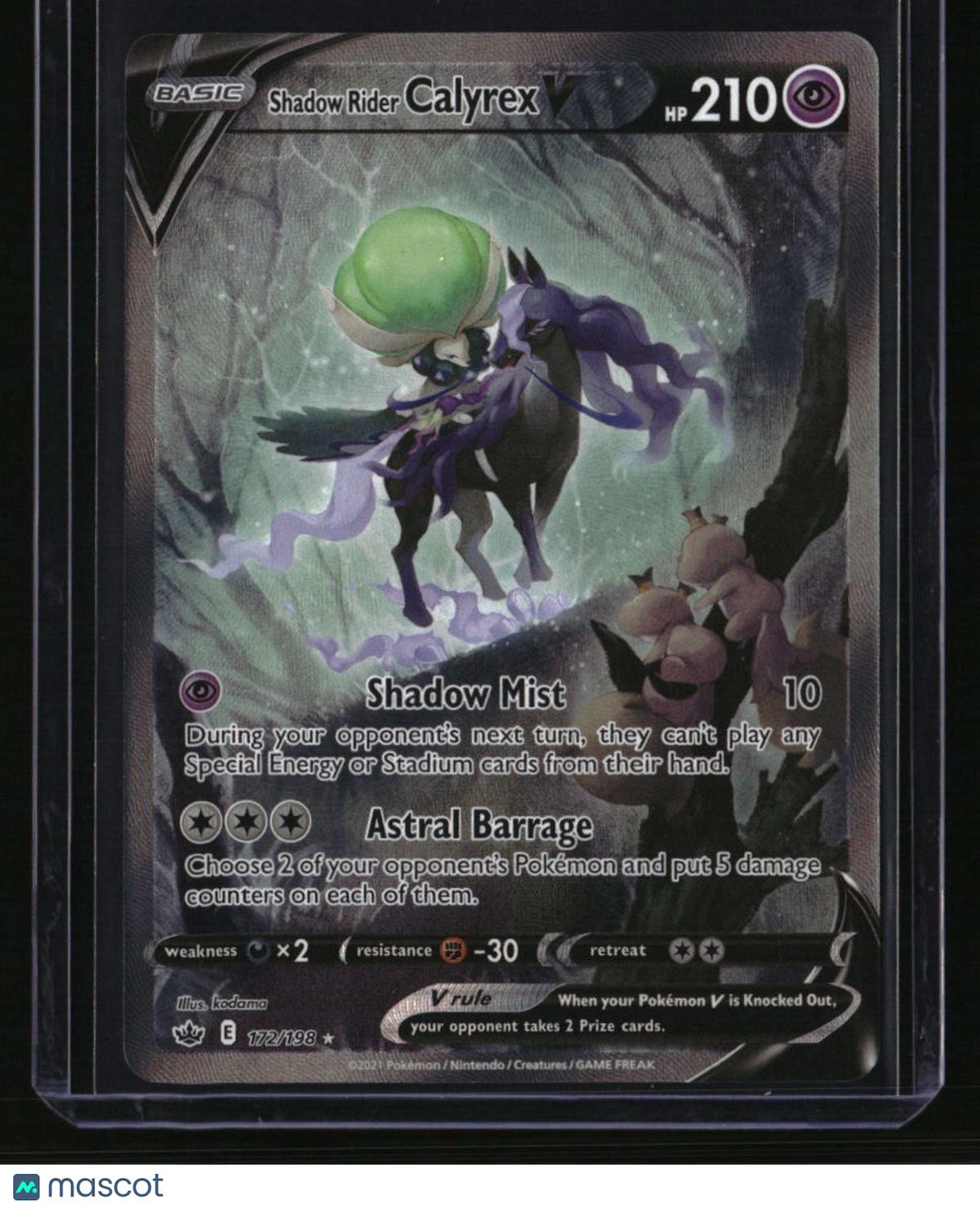 SWSH06: Chilling Reign Shadow Rider Calyrex V (Alternate Full Art)