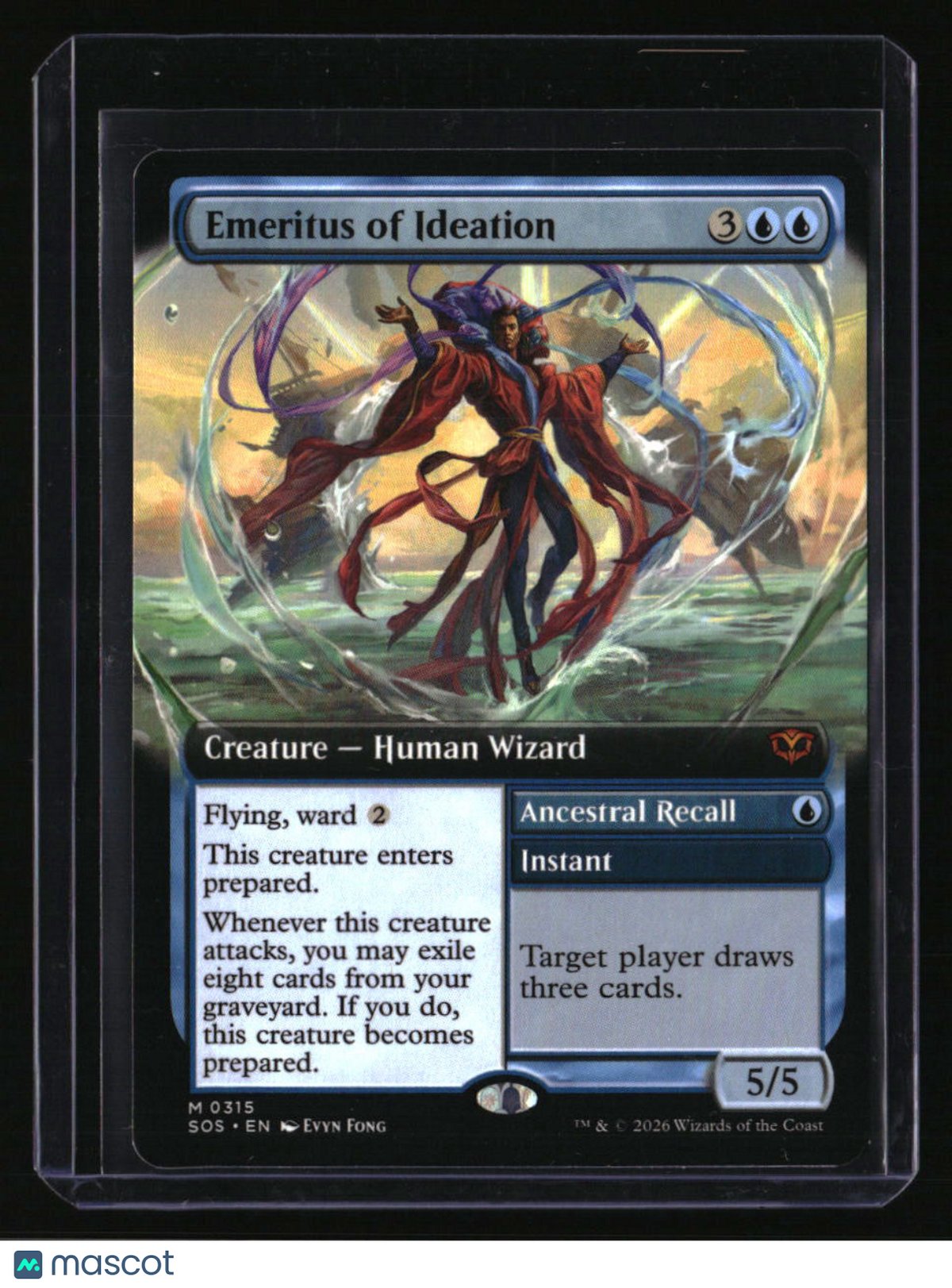 Secrets of Strixhaven Emeritus of Ideation (Extended Art)