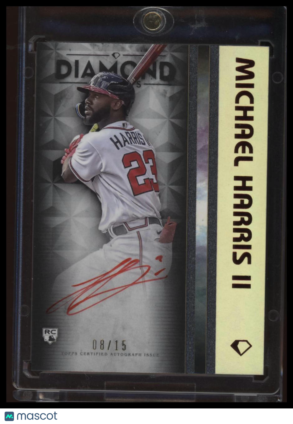 2023 Topps Diamond Icons - PolychromatINK Red Ink Michael Harris II #/15