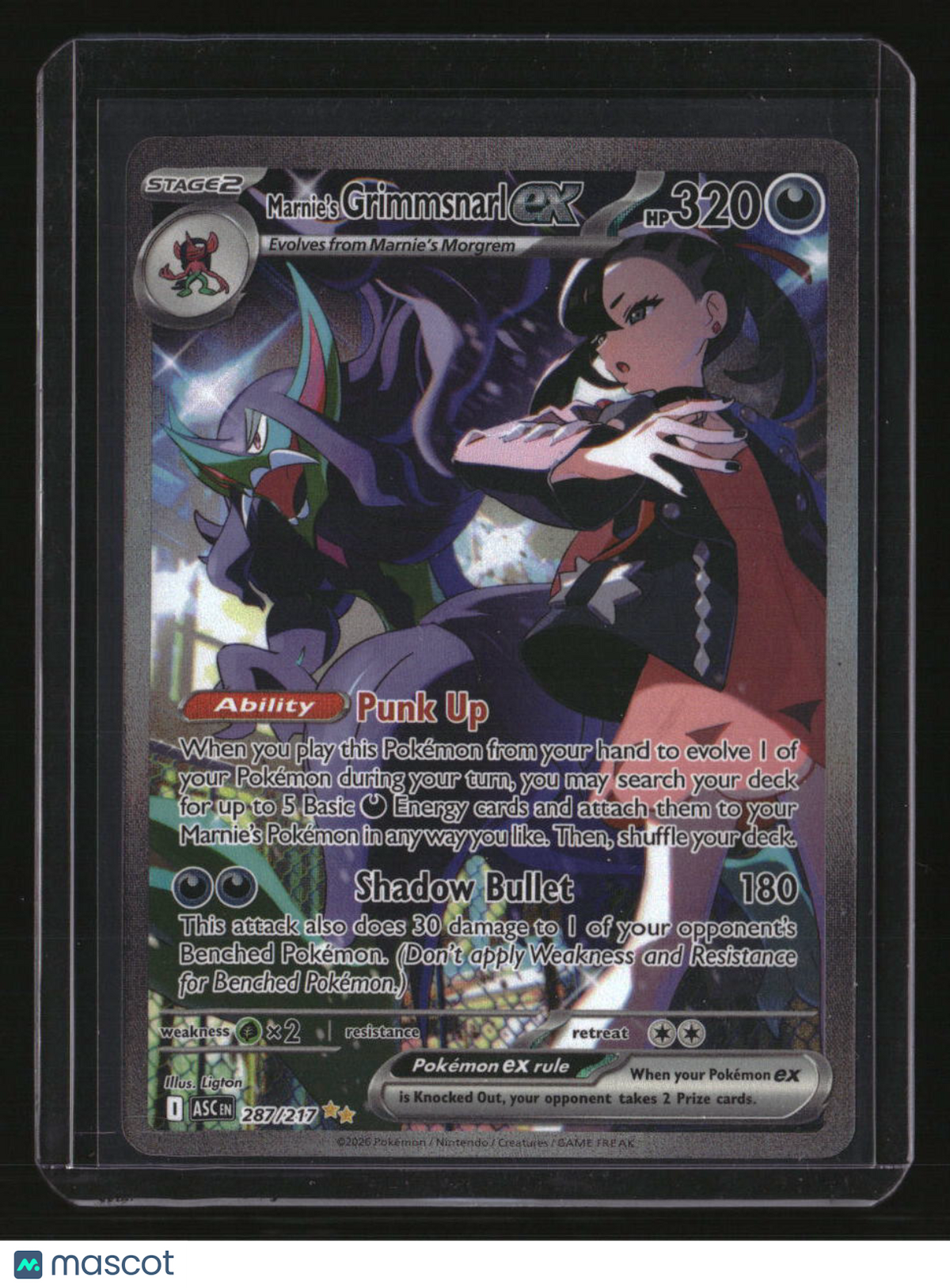 ME: Ascended Heroes Marnie's Grimmsnarl ex