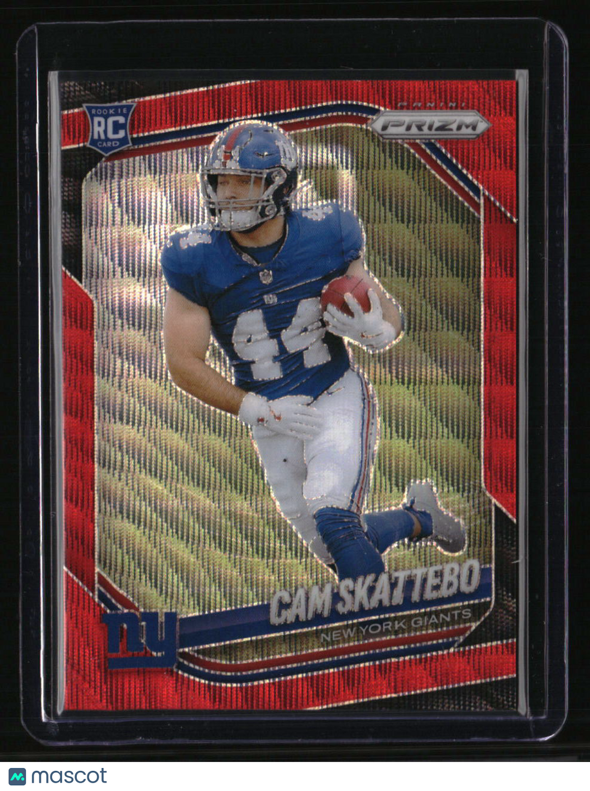 2025 Panini Prizm Cam Skattebo Red Wave #/149