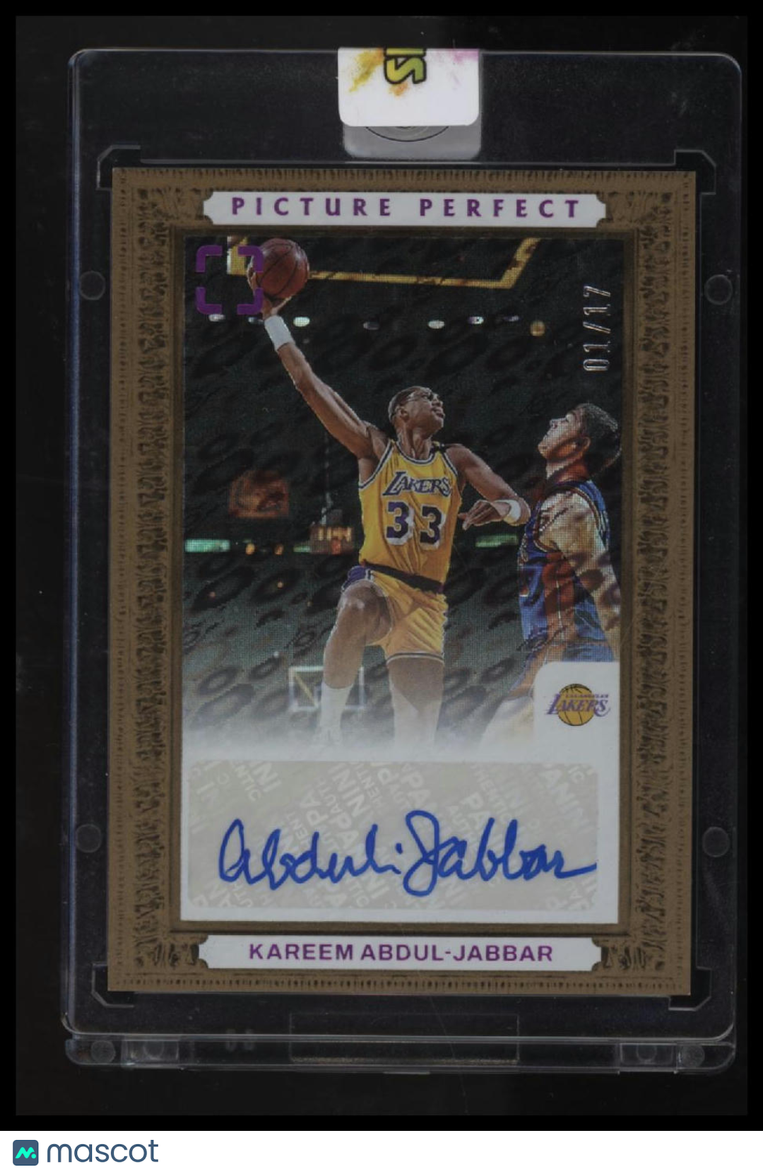 2024-25 Panini Photogenic Kareem Abdul-Jabbar Picture Perfect Signatures #/17