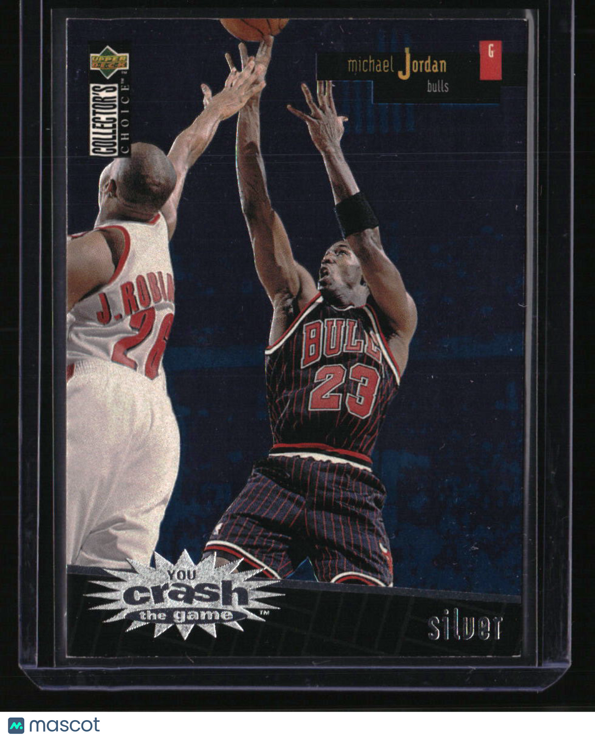 1996-97 Collector's Choice Michael Jordan You Crash the Game Scoring Silver