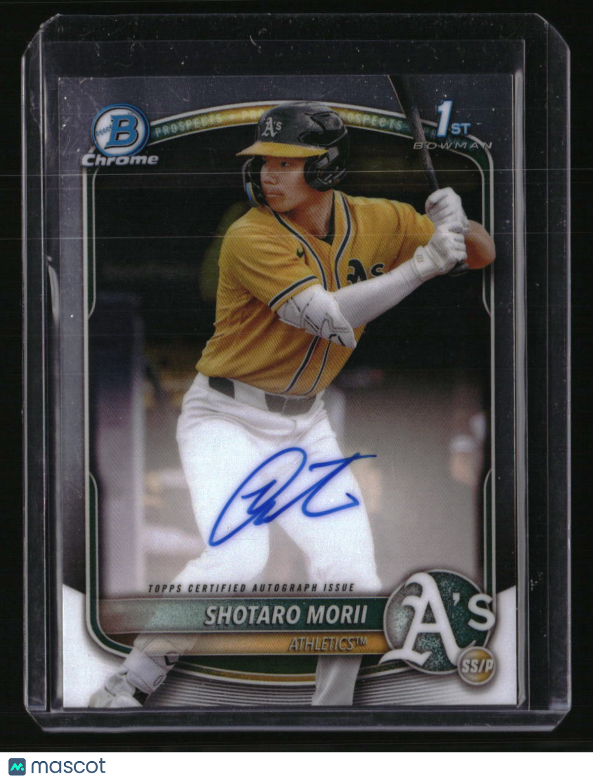 2025 Bowman Chrome Shotaro Morii Prospect Autographs
