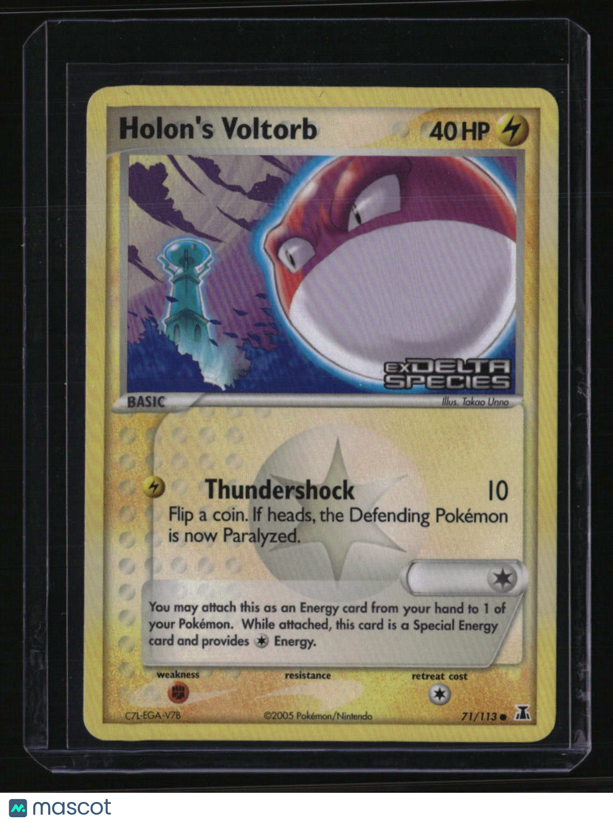 EX Delta Species Holon's Voltorb Reverse Holo
