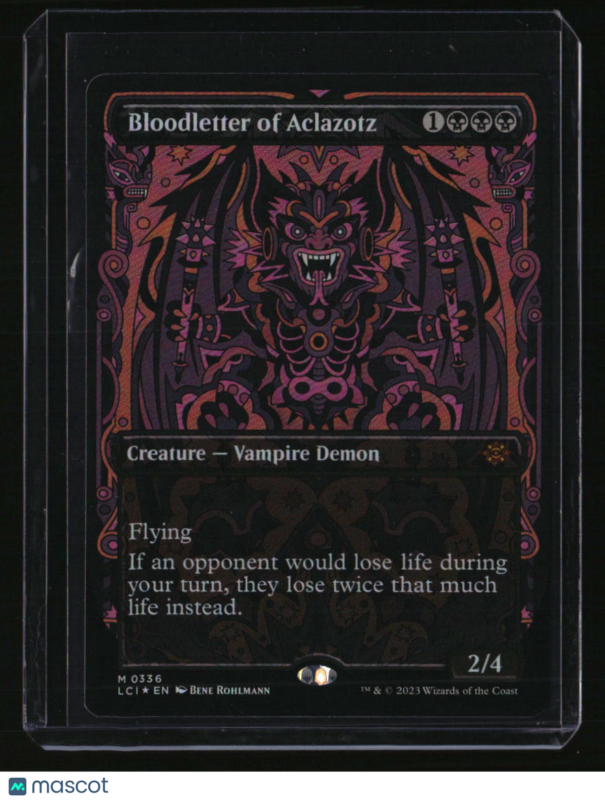 The Lost Caverns of Ixalan Bloodletter of Aclazotz (Borderless) Foil