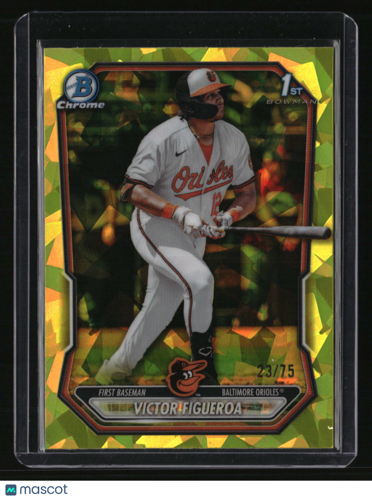 2026 Bowman Sapphire Edition Victor Figueroa Yellow #/75