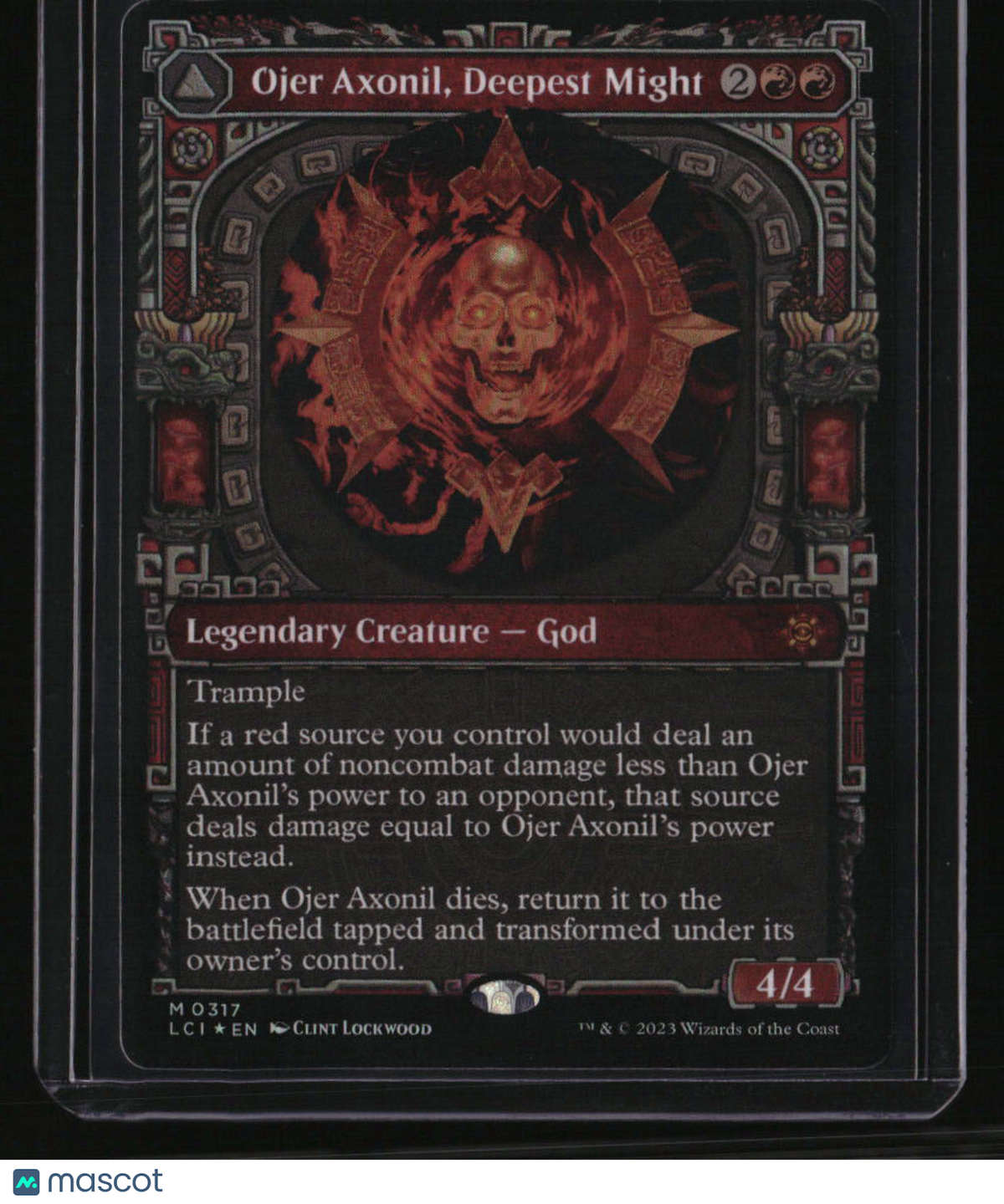 The Lost Caverns of Ixalan Ojer Axonil, Deepest Might (Showcase) Foil
