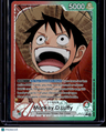 Carrying On His Will Monkey.D.Luffy (001) (Alternate Art)