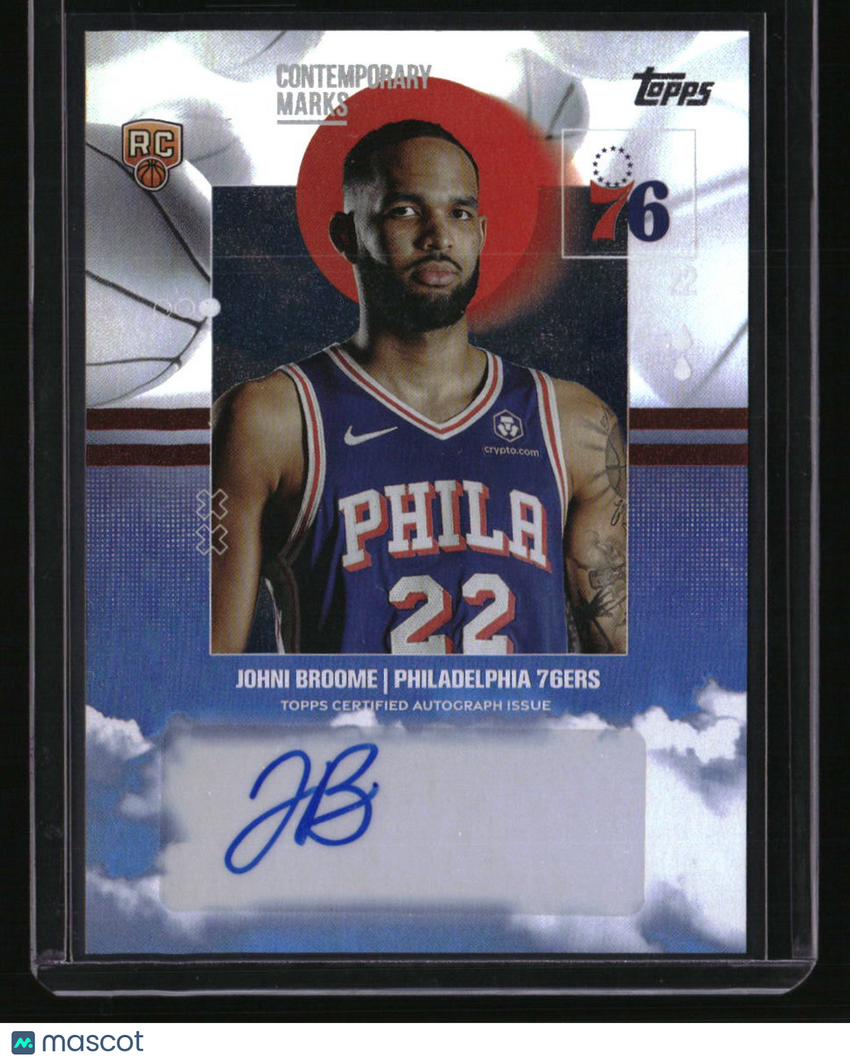 2025-26 Topps Johni Broome Contemporary Marks Rainbow Foilboard