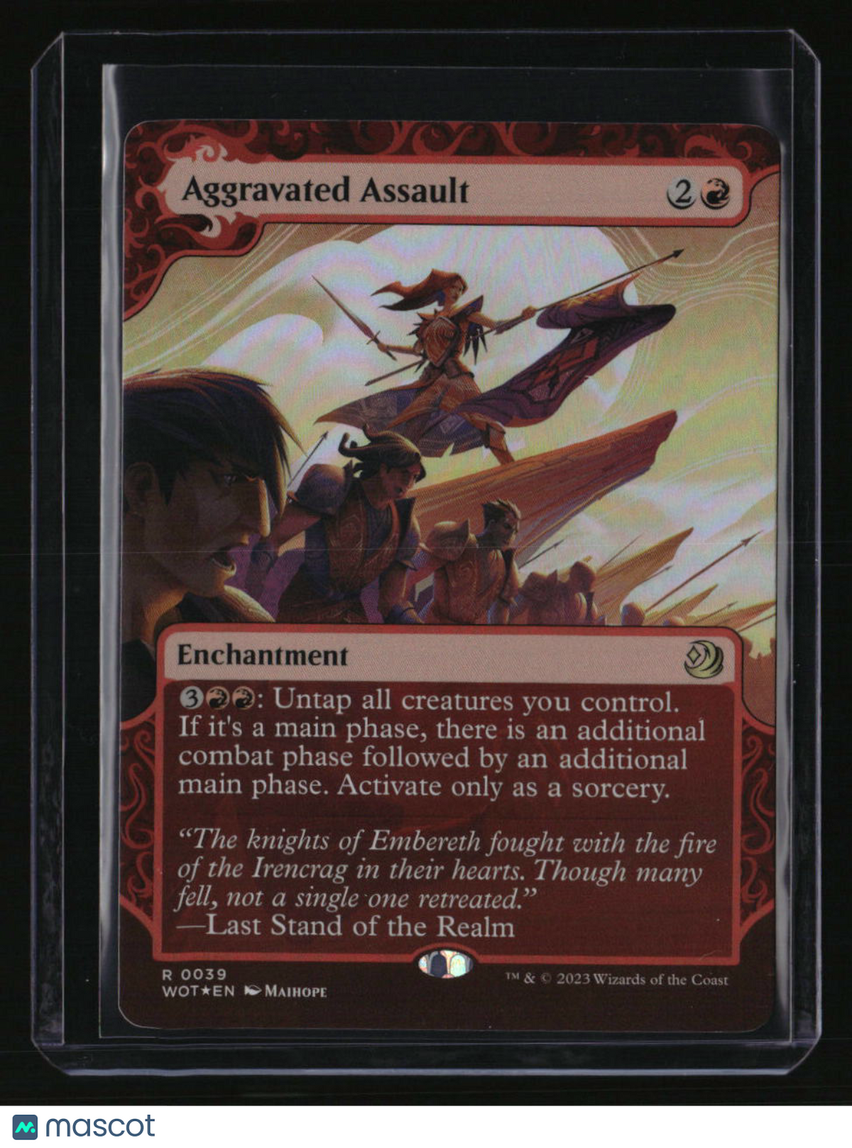 Wilds of Eldraine: Enchanting Tales Aggravated Assault Foil