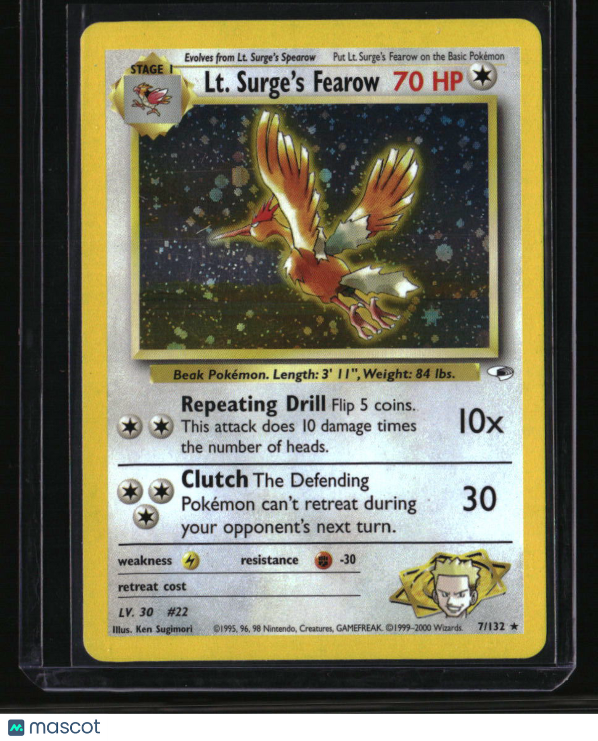 Gym Heroes Lt. Surge's Fearow