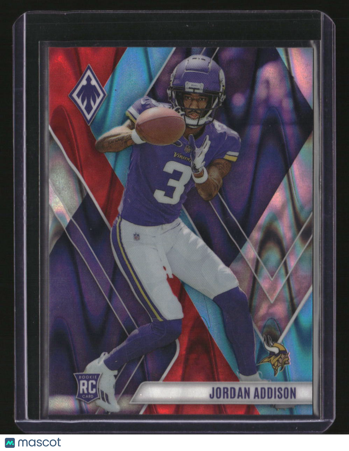 2023 Panini Phoenix Jordan Addison Fire and Ice Seismic #/50