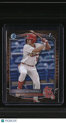 2025 Bowman JJ Wetherholt Chrome Prospects Reptilian Refractor