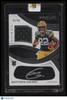 2025 Panini Immaculate Collection Matthew Golden Rookie Eye Black Jersey #/99