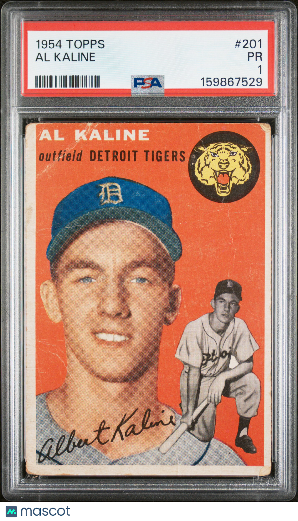 1954 Topps Al Kaline PSA 1
