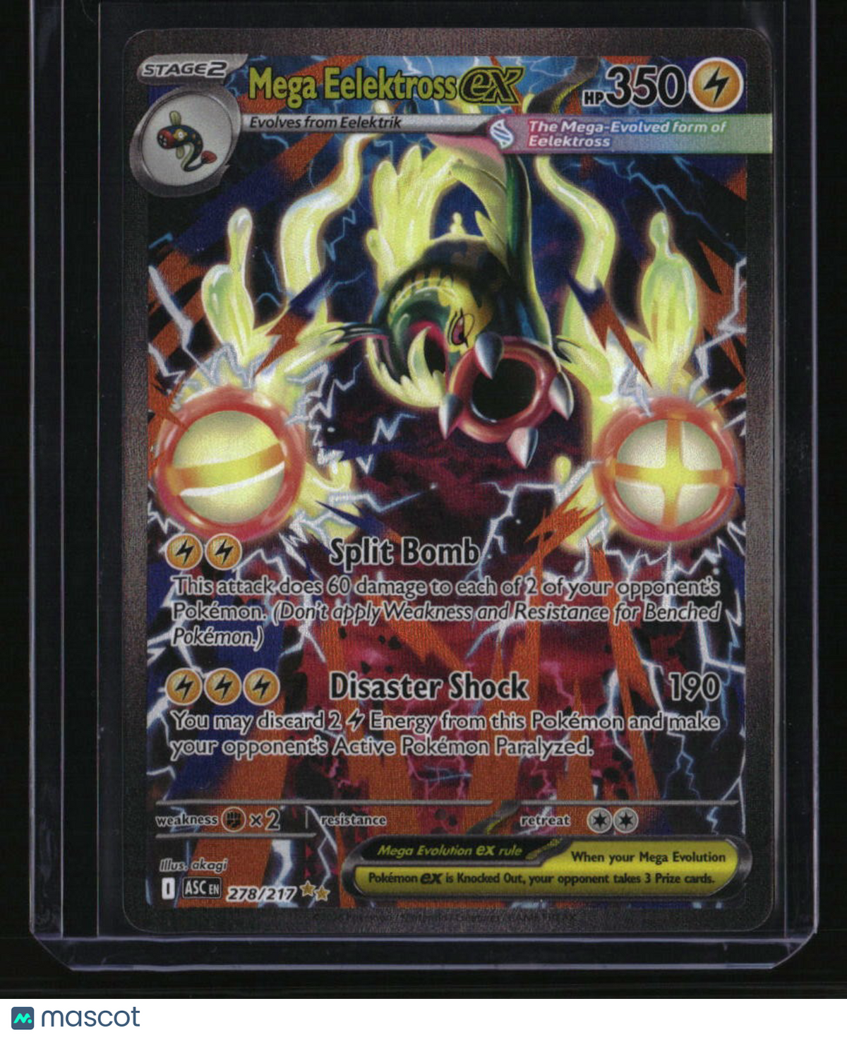 ME: Ascended Heroes Mega Eelektross ex