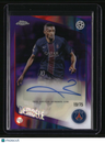 2025-26 Topps Chrome UEFA CC Ousmane Dembélé Chrome Auto Purple Lava #/75