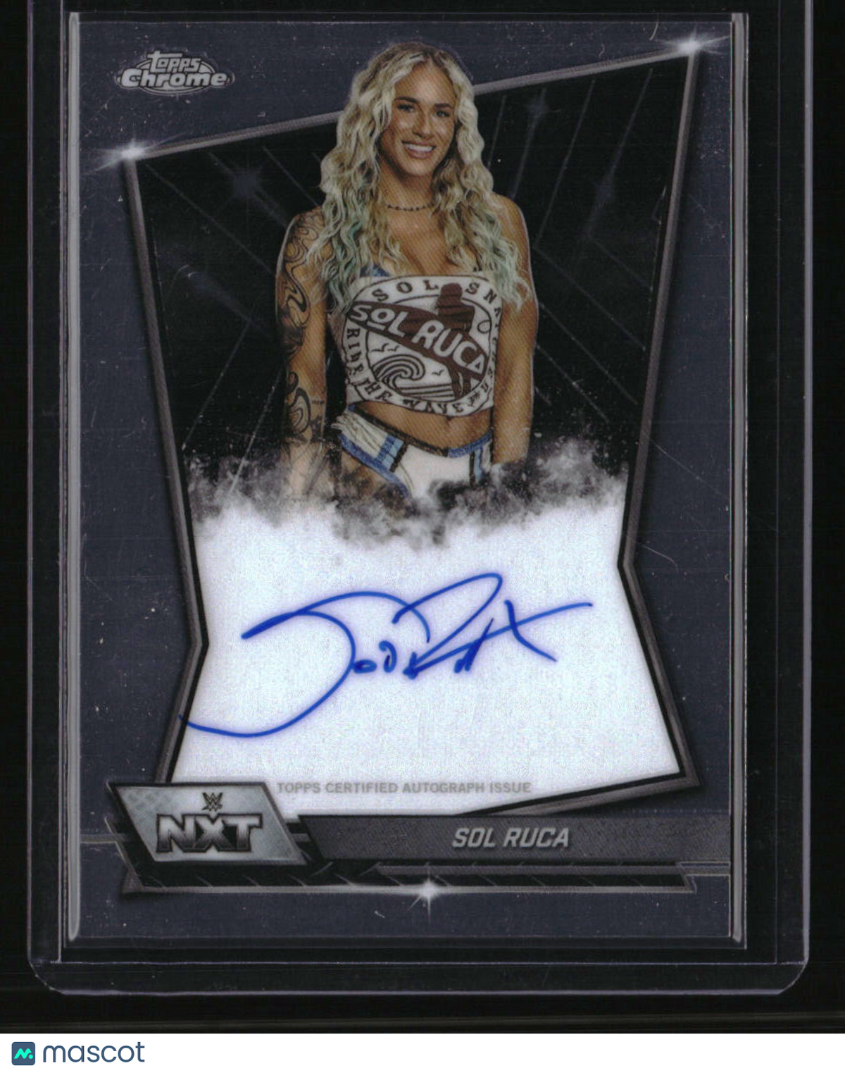 2026 Topps Chrome WWE Sol Ruca NXT Autographs