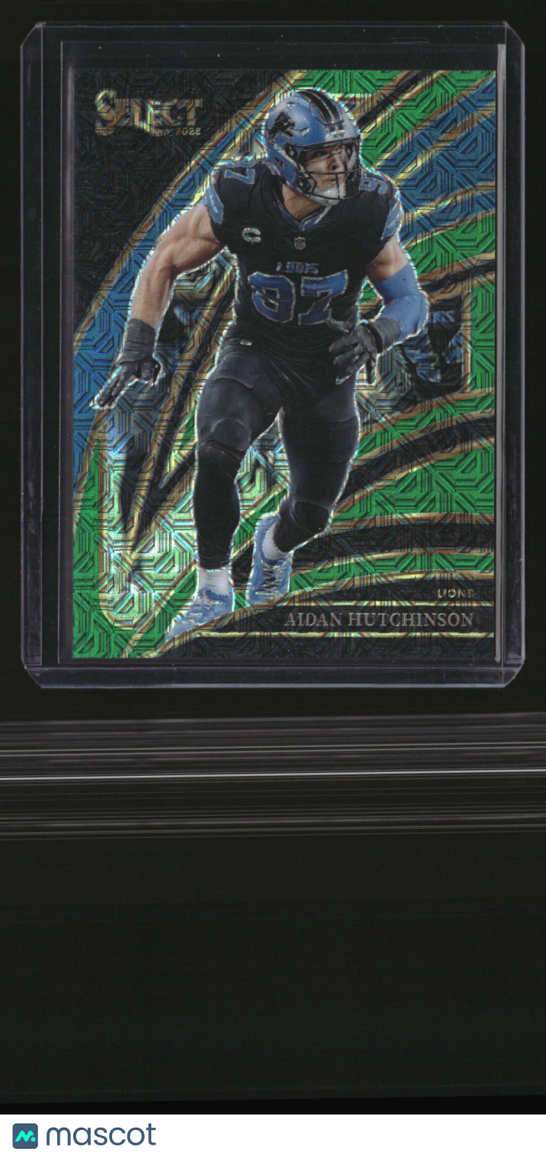2025 Panini Select Aidan Hutchinson Green Prizm #/5