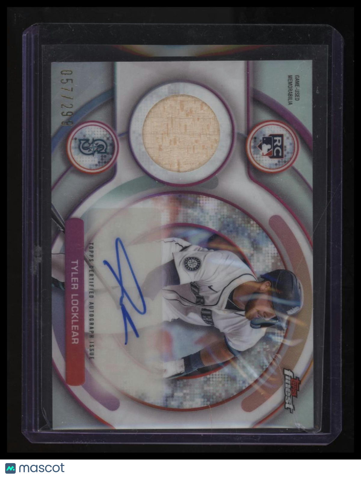 2025 Finest Tyler Locklear Finest Rookie Autographed Relics #/299