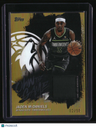 2025-26 Topps Jaden McDaniels Own the Game Gold Rainbow #/50