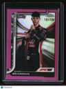 2025 Topps Chrome Formula 1 Oliver Bearman Pink Refractor #/250