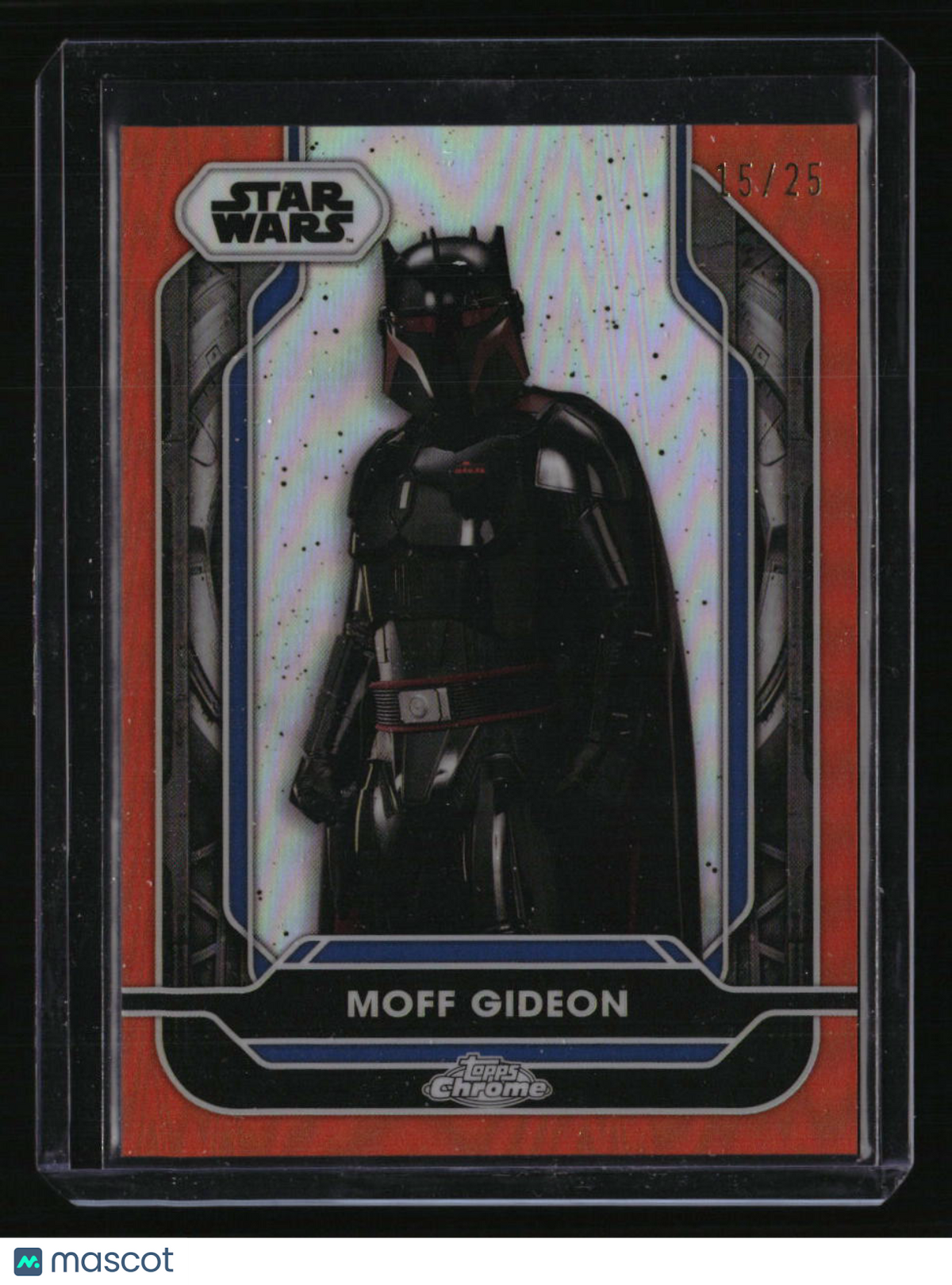 Star Wars Topps Chrome Moff Gideon Orange #/25
