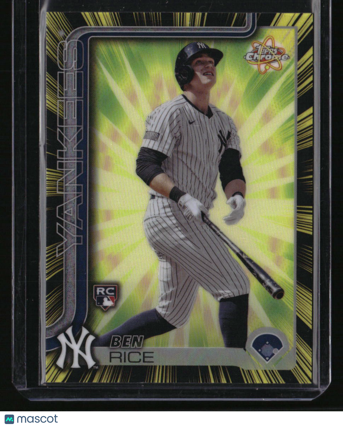 2025 Topps Chrome Ben Rice Radiating Rookies