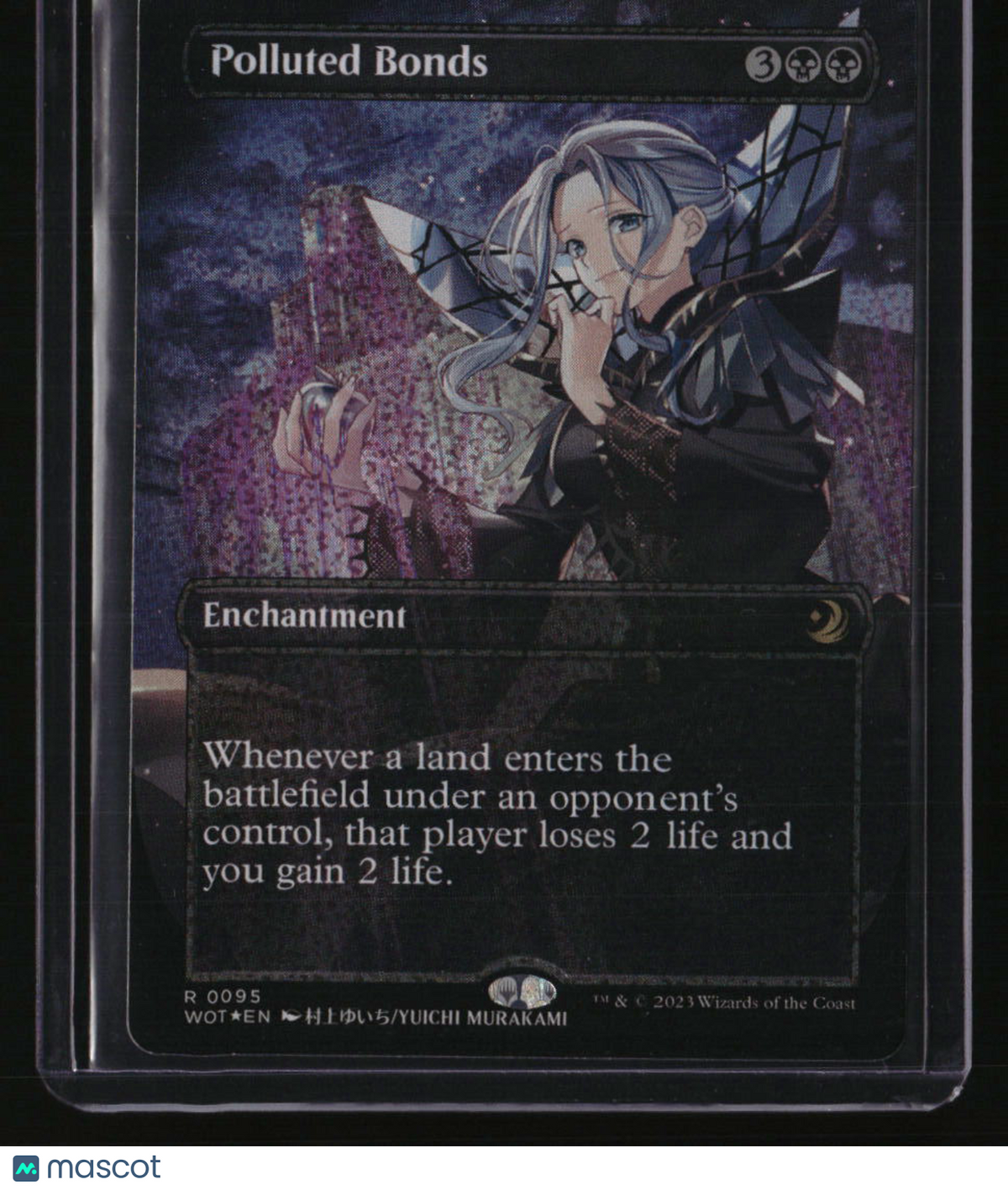 Wilds of Eldraine Enchanting Tales Polluted Bonds Anime Borderless Confetti Foil