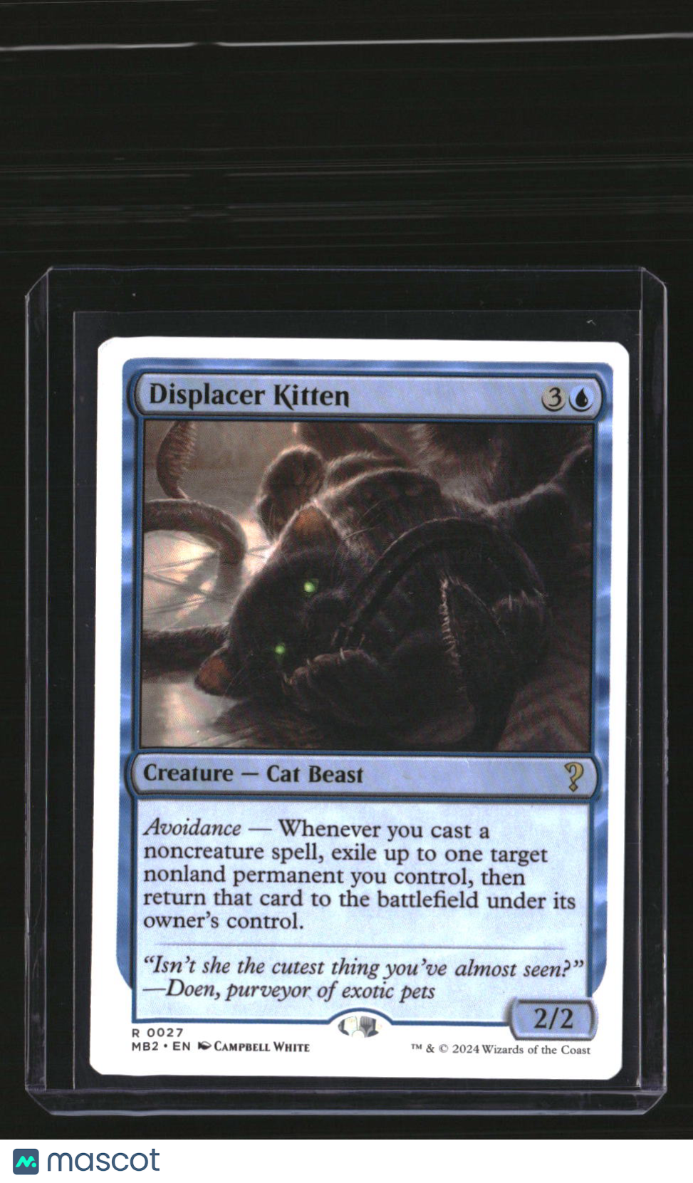 Mystery Booster 2 Displacer Kitten (White Border)
