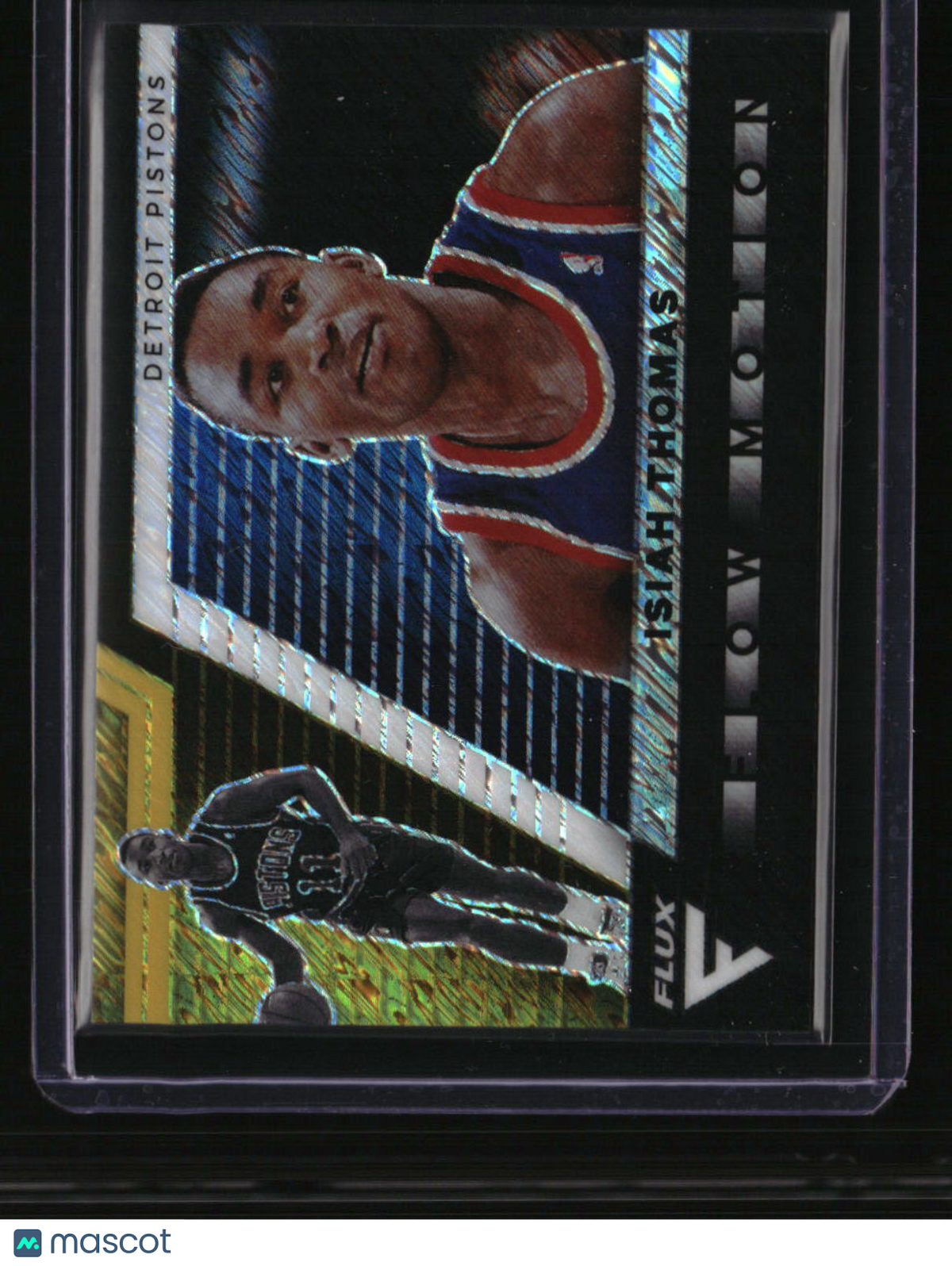 2020-21 Panini Flux Isiah Thomas Flow Motion Gold #/10