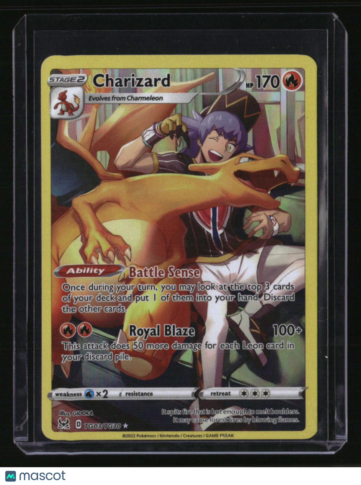 SWSH11: Lost Origin Trainer Gallery Charizard